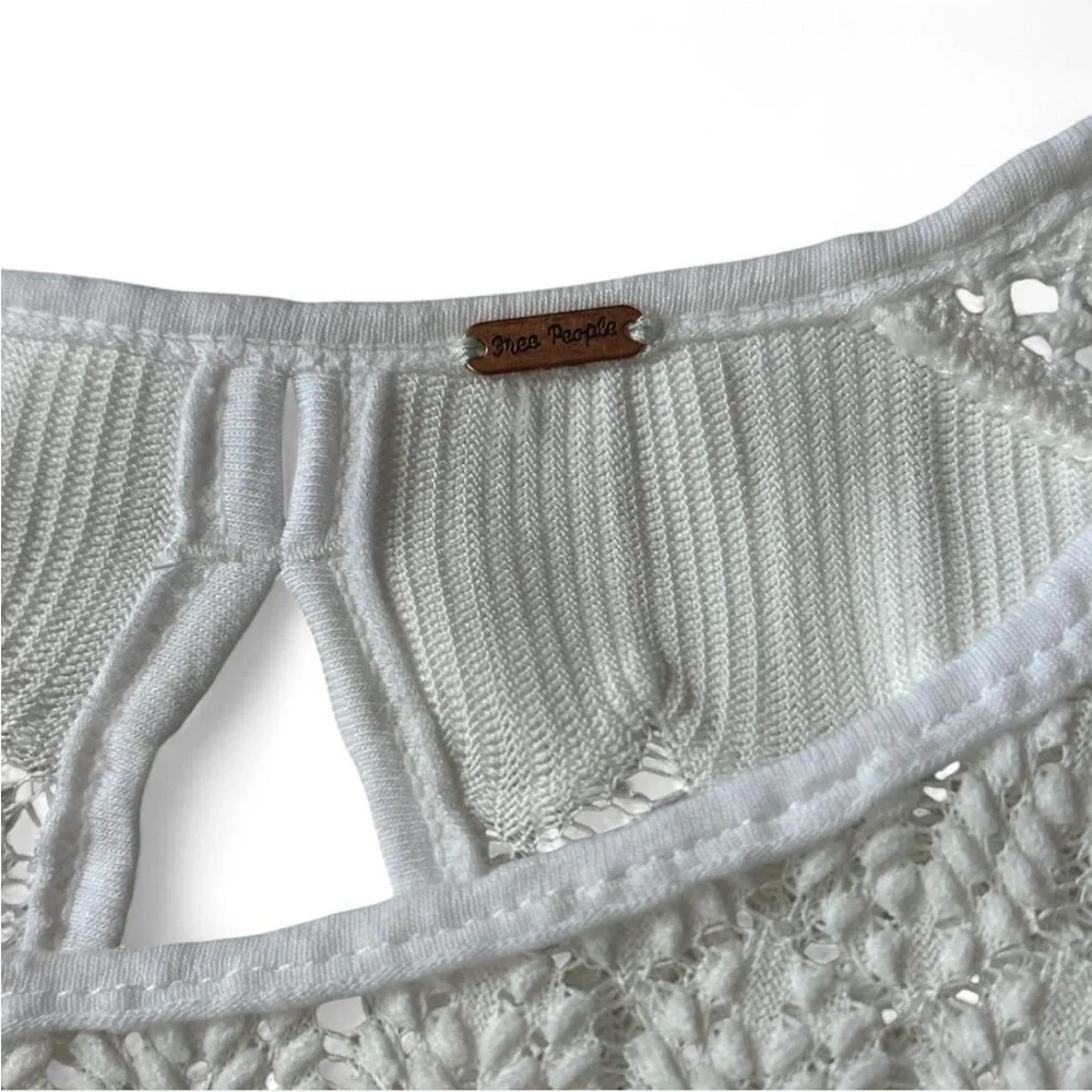 Free People Fire Island knit peasant blouse